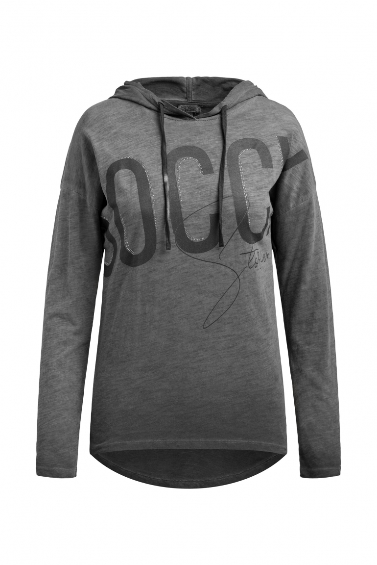 Hoodie-Shirt mit Logo Artwork black
