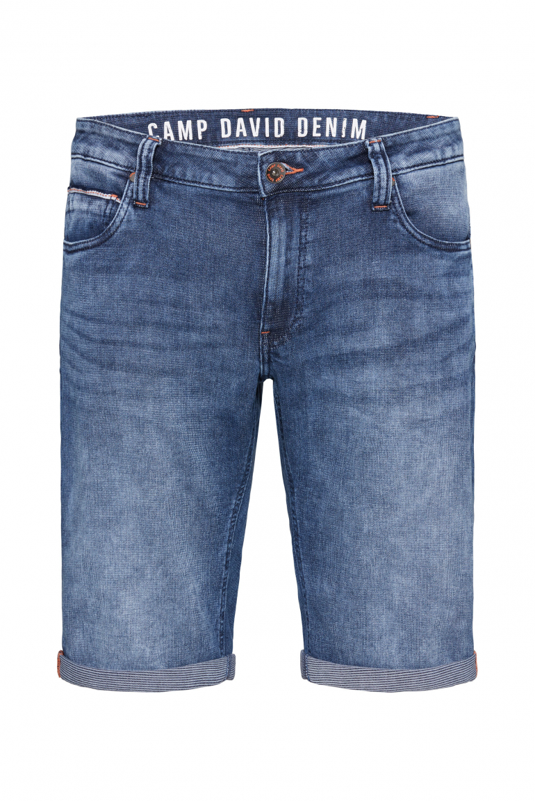 Jeans Shorts CO:NO Comfort Fit blue stripe