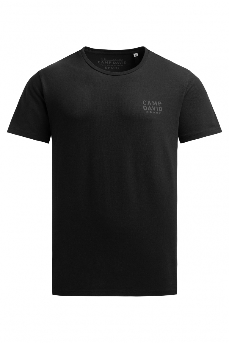 T-Shirt Rundhals aus Baumwoll-Pikee