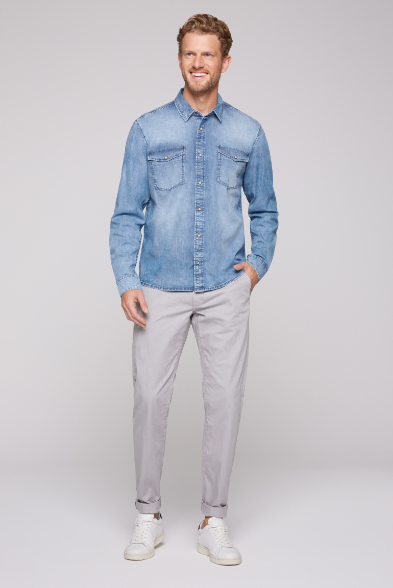 Hemd aus Denim Regular Fit