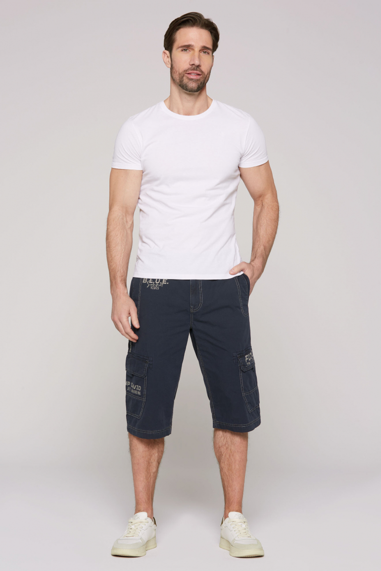 Skater Shorts aus Baumwoll-Ripstop