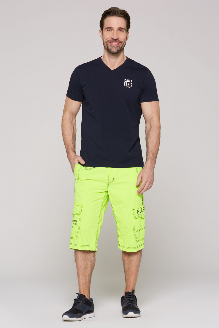Skater Shorts aus Baumwoll-Ripstop