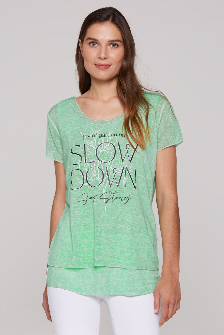 T-Shirt im Layering Look, 2-teilig