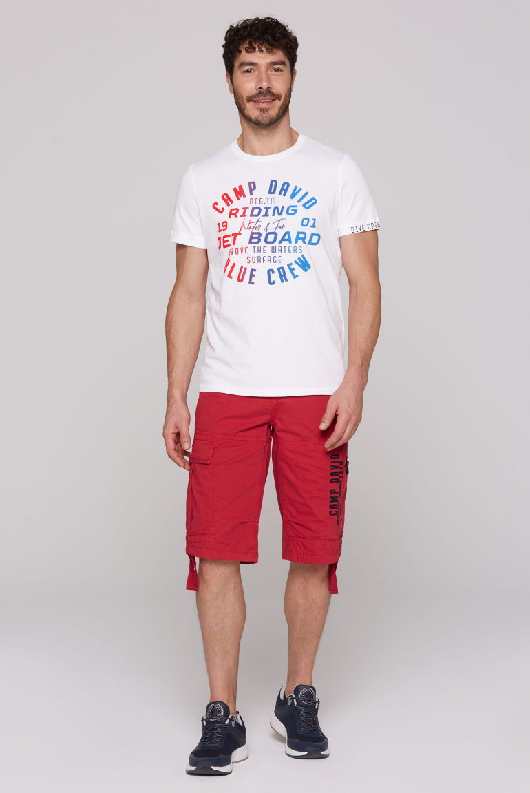 T-Shirt mit Gradient Puffprint