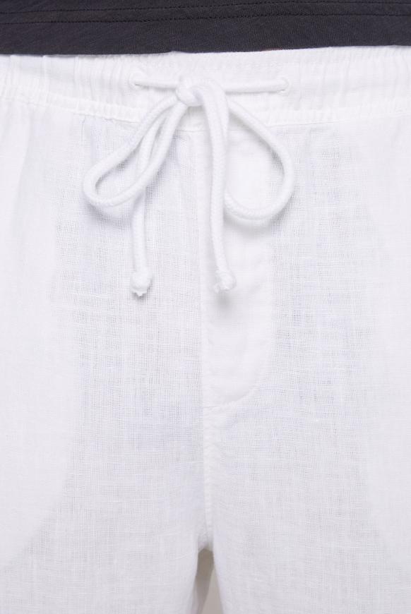 Leinenhose mit Elastikbund