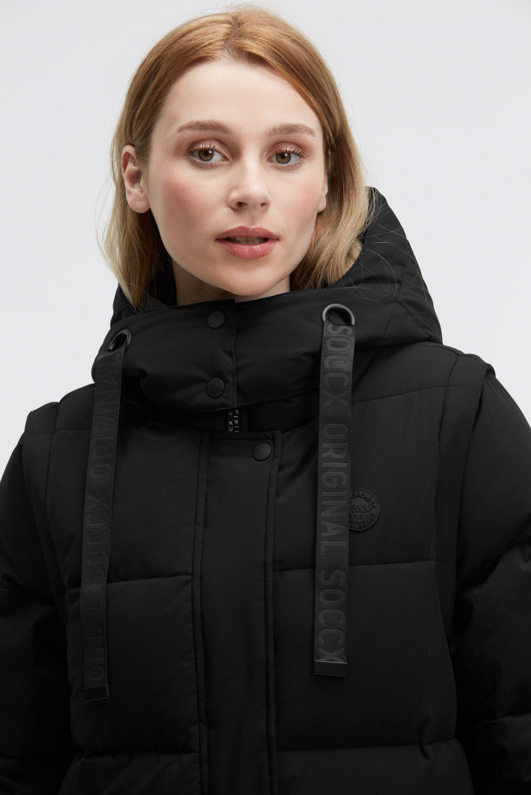 2-in-1 Puffer Coat und Weste