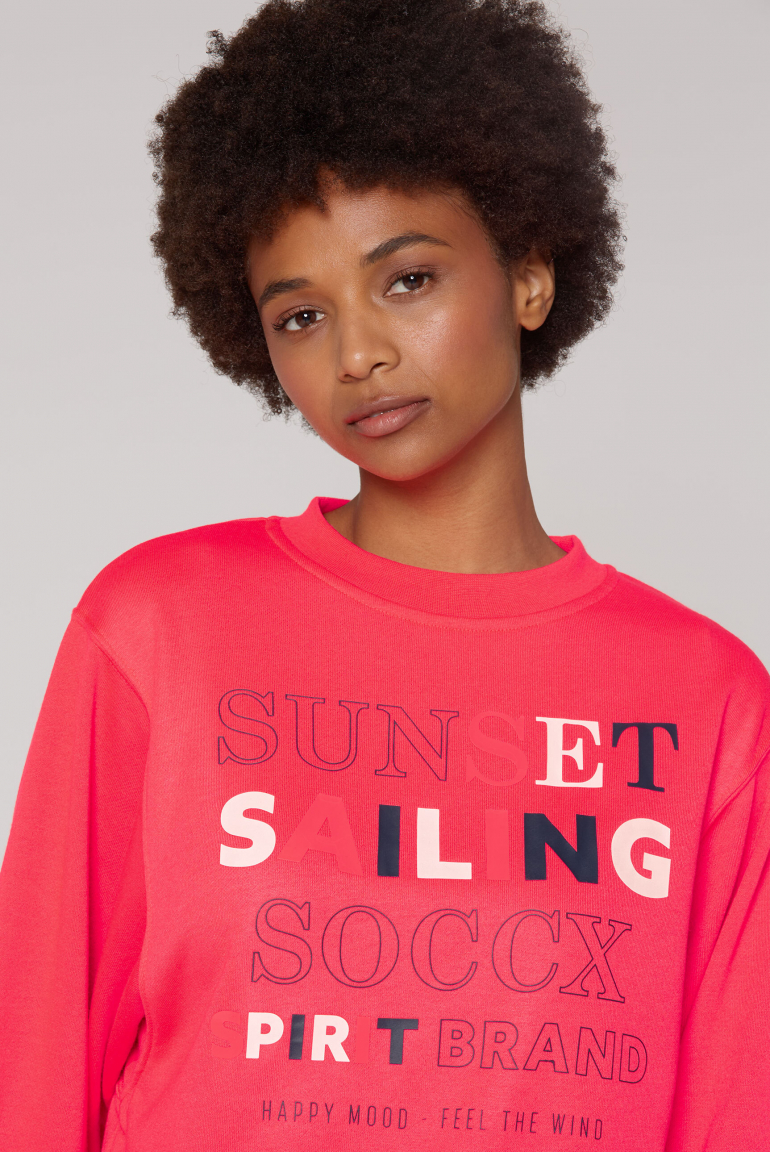 Oversized-Sweatshirt mit besonderer Ärmelweite