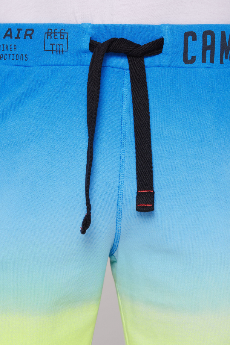 Sweatshorts Dip Dye mit Logo Prints