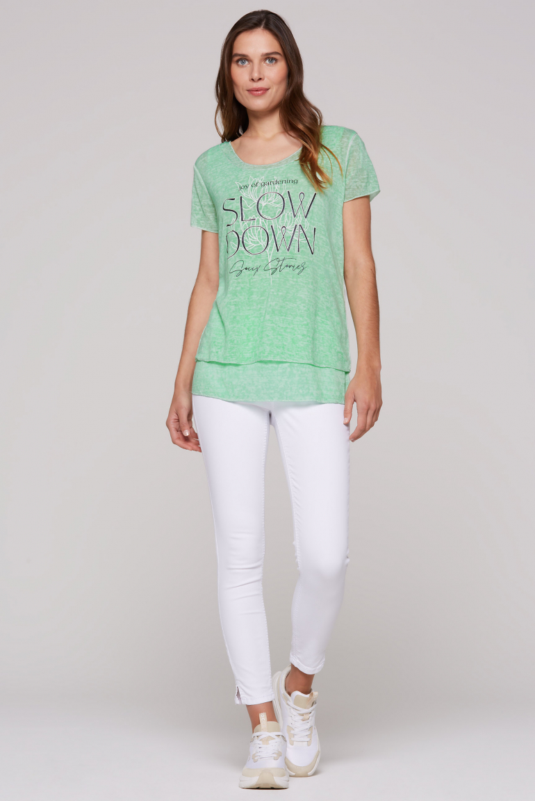 T-Shirt im Layering Look, 2-teilig