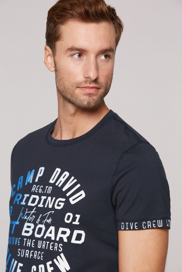 T-Shirt mit Gradient Puffprint