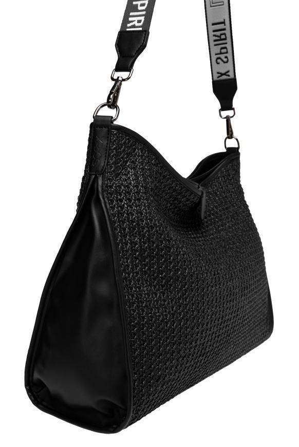 Hobo Bag mit Knit-Struktur