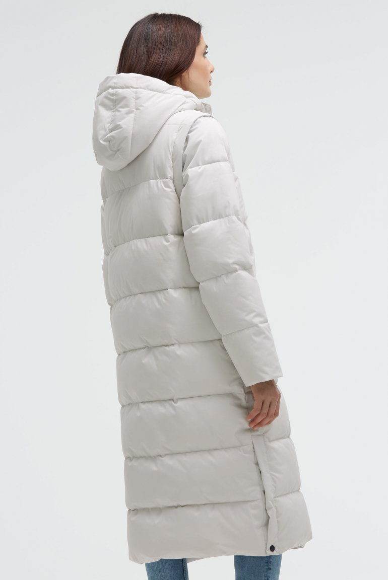2-in-1 Puffer Coat und Weste
