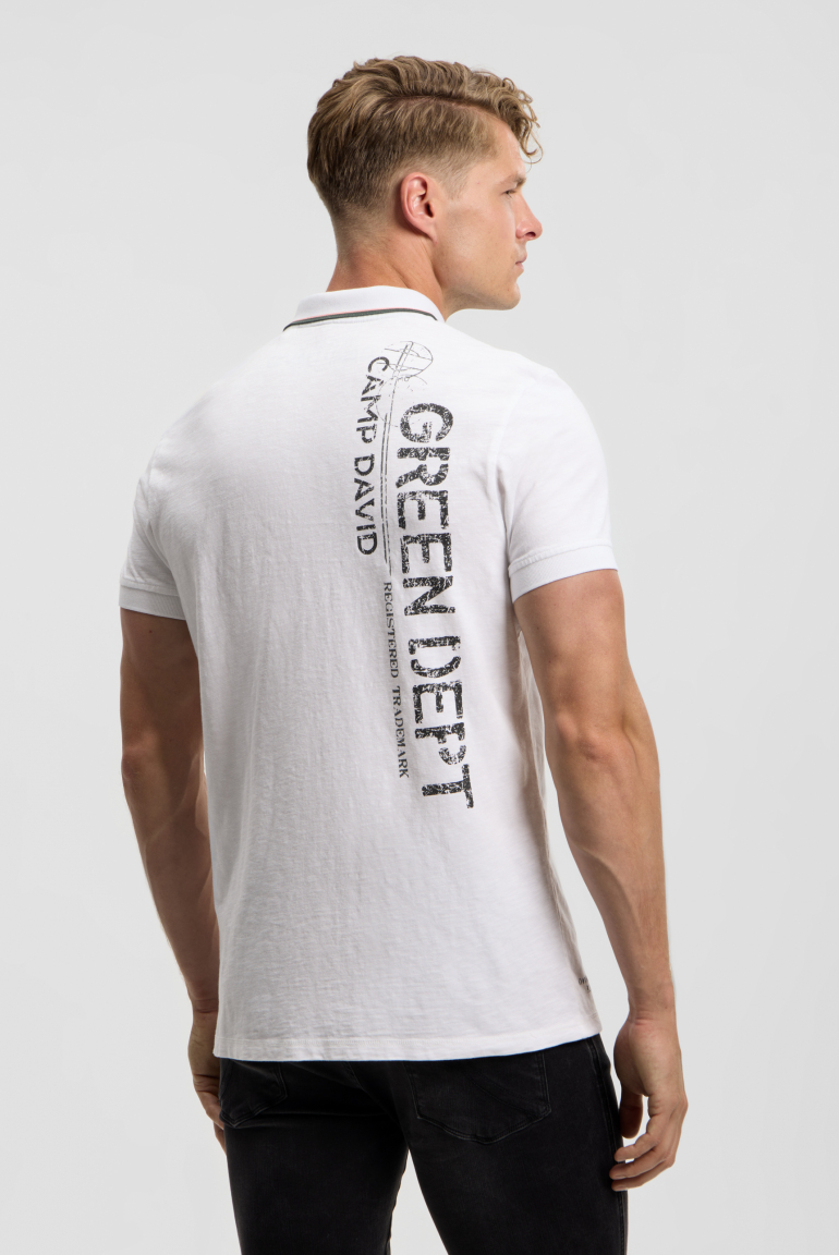 Poloshirt mit Vintage Prints