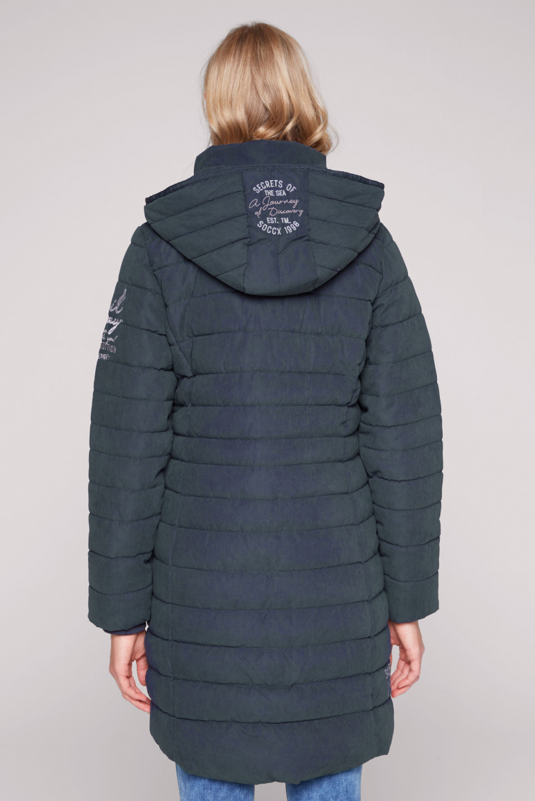 Shaped Parka mit abtrennbarer Kapuze