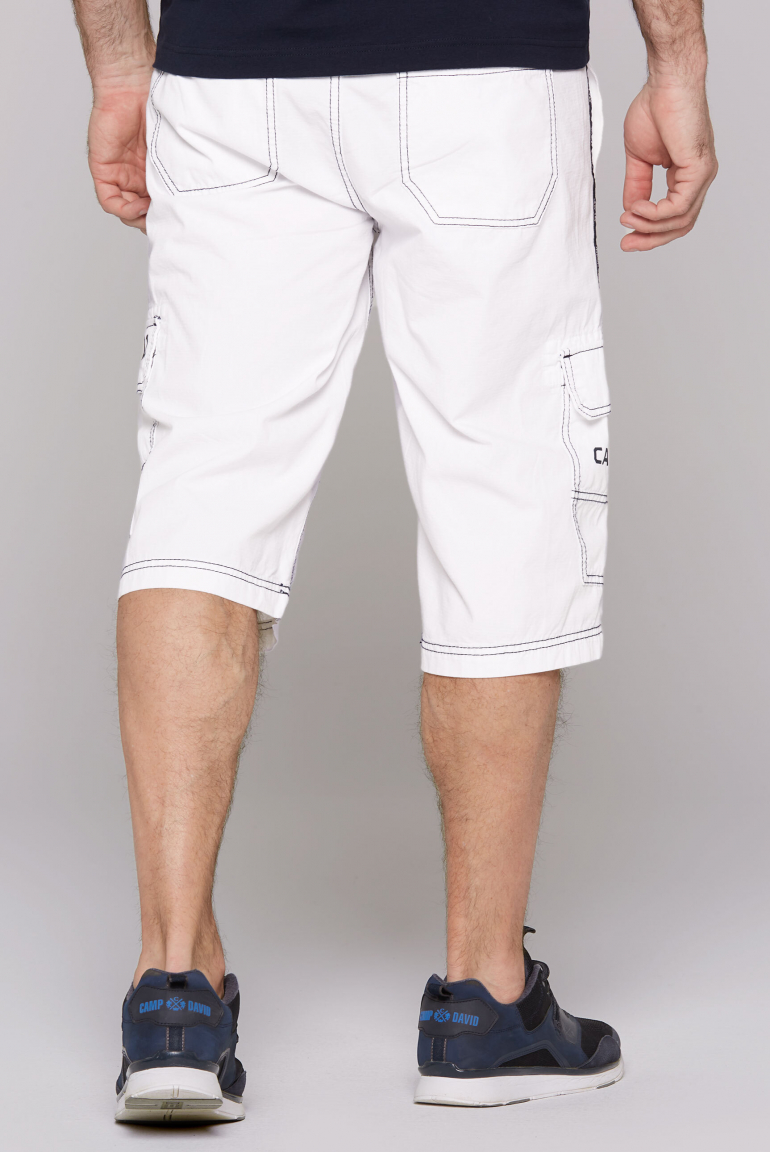 Skater Shorts aus Baumwoll-Ripstop