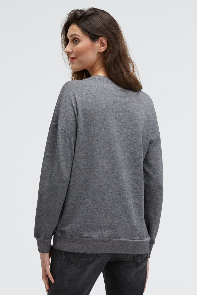 Sweatshirt mit Glitter Artwork