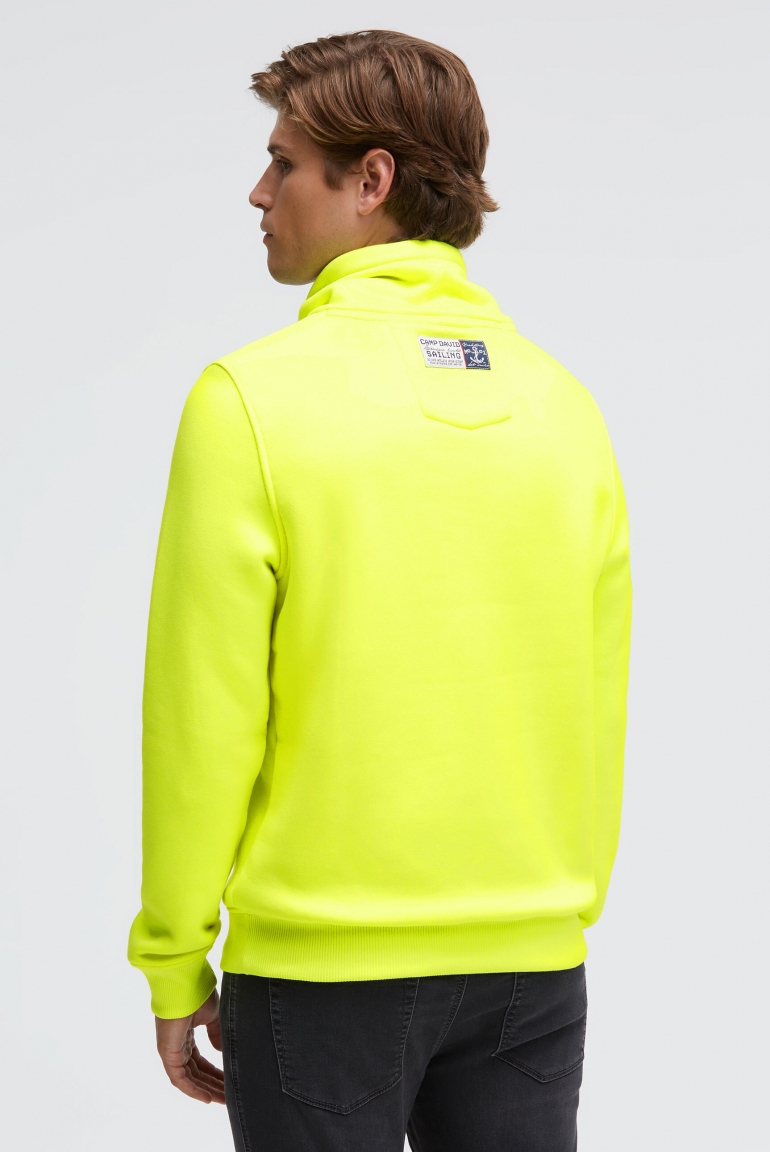 Sweatshirt mit Kragen und Artwork