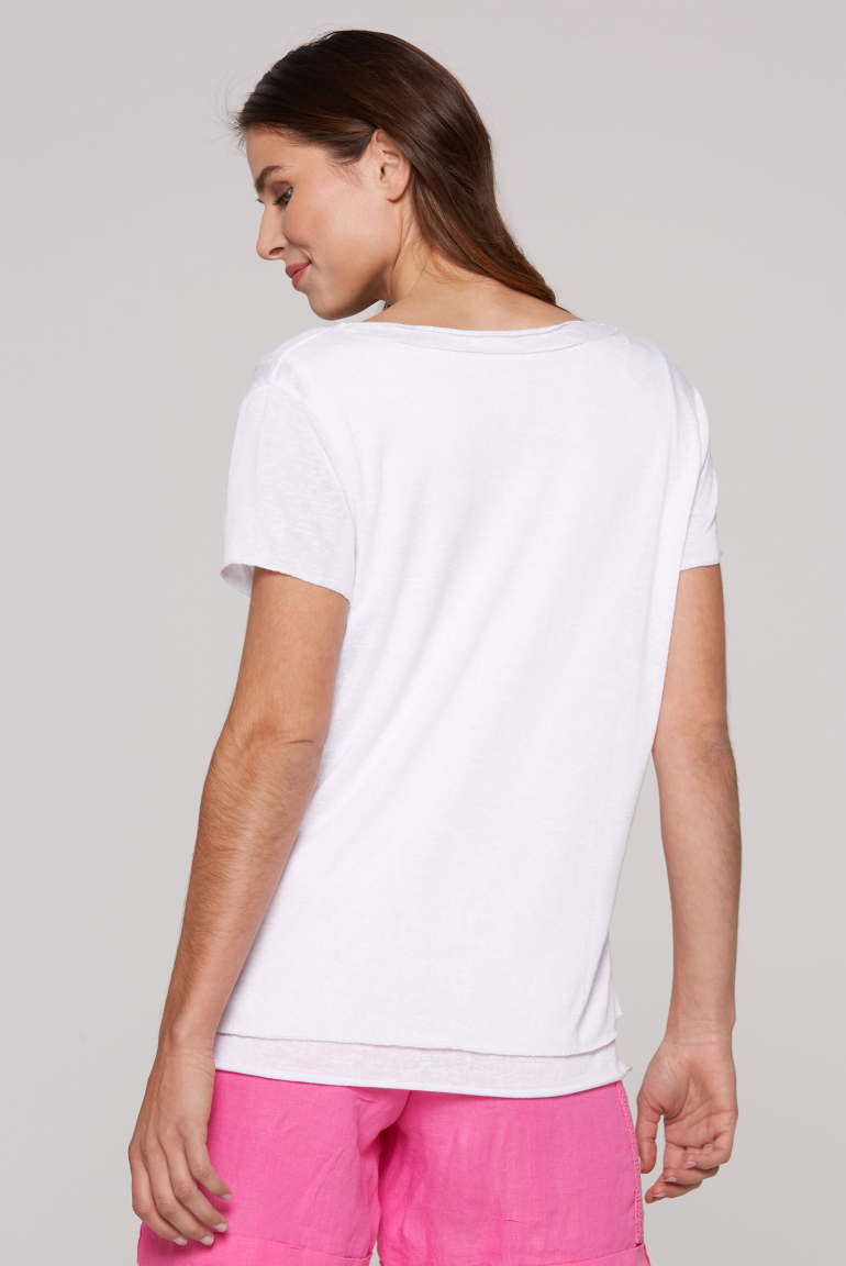 T-Shirt im Layering Look, 2-teilig