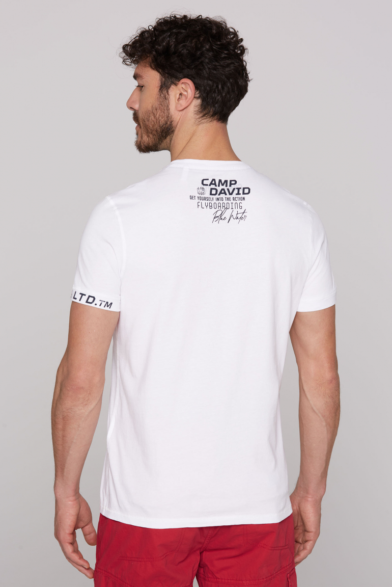 T-Shirt mit Gradient Puffprint