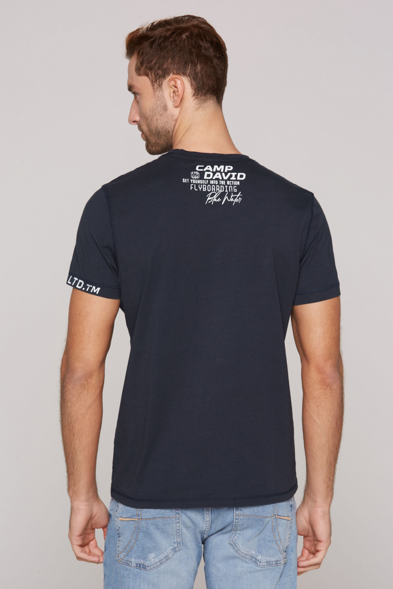 T-Shirt mit Gradient Puffprint