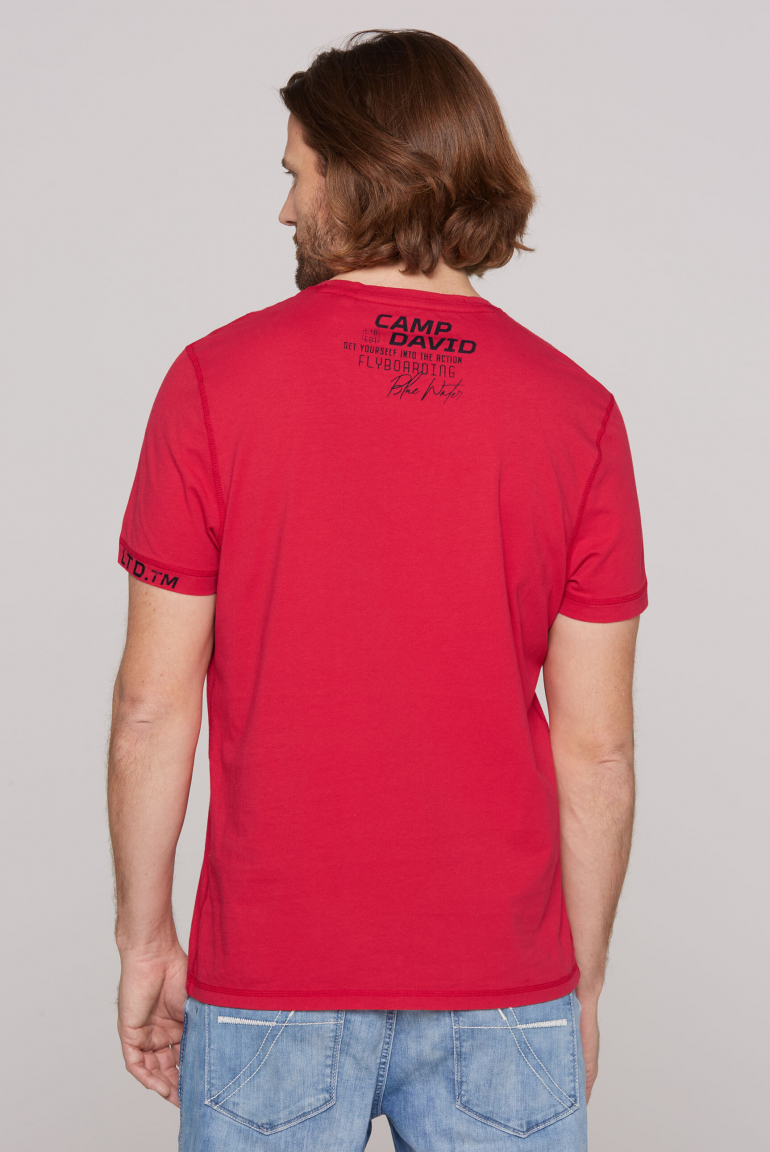 T-Shirt mit Gradient Puffprint