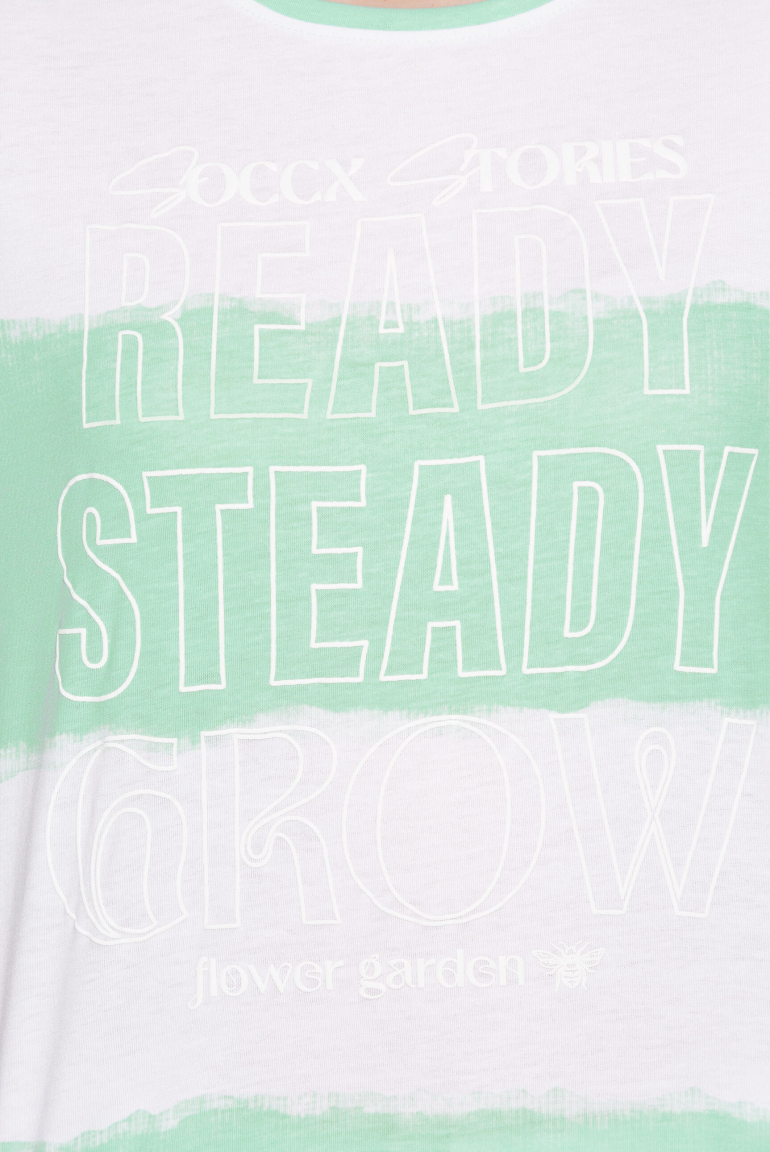 Oversized T-Shirt mit Streifen-Design