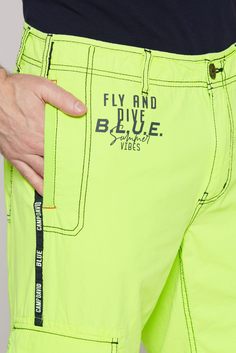 Skater Shorts aus Baumwoll-Ripstop