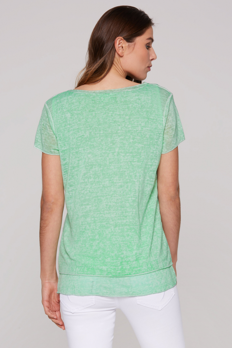 T-Shirt im Layering Look, 2-teilig