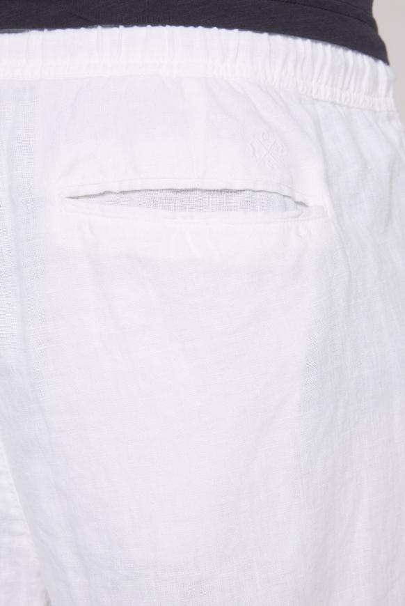 Leinenhose mit Elastikbund