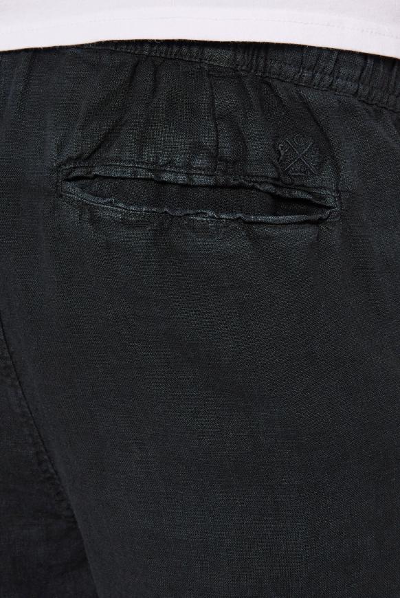 Leinenhose mit Elastikbund