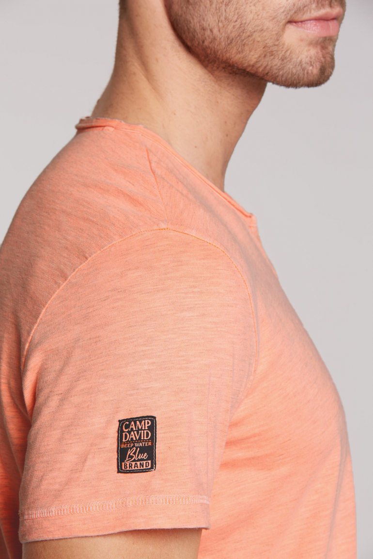 T-Shirt im Used Look mit Prints