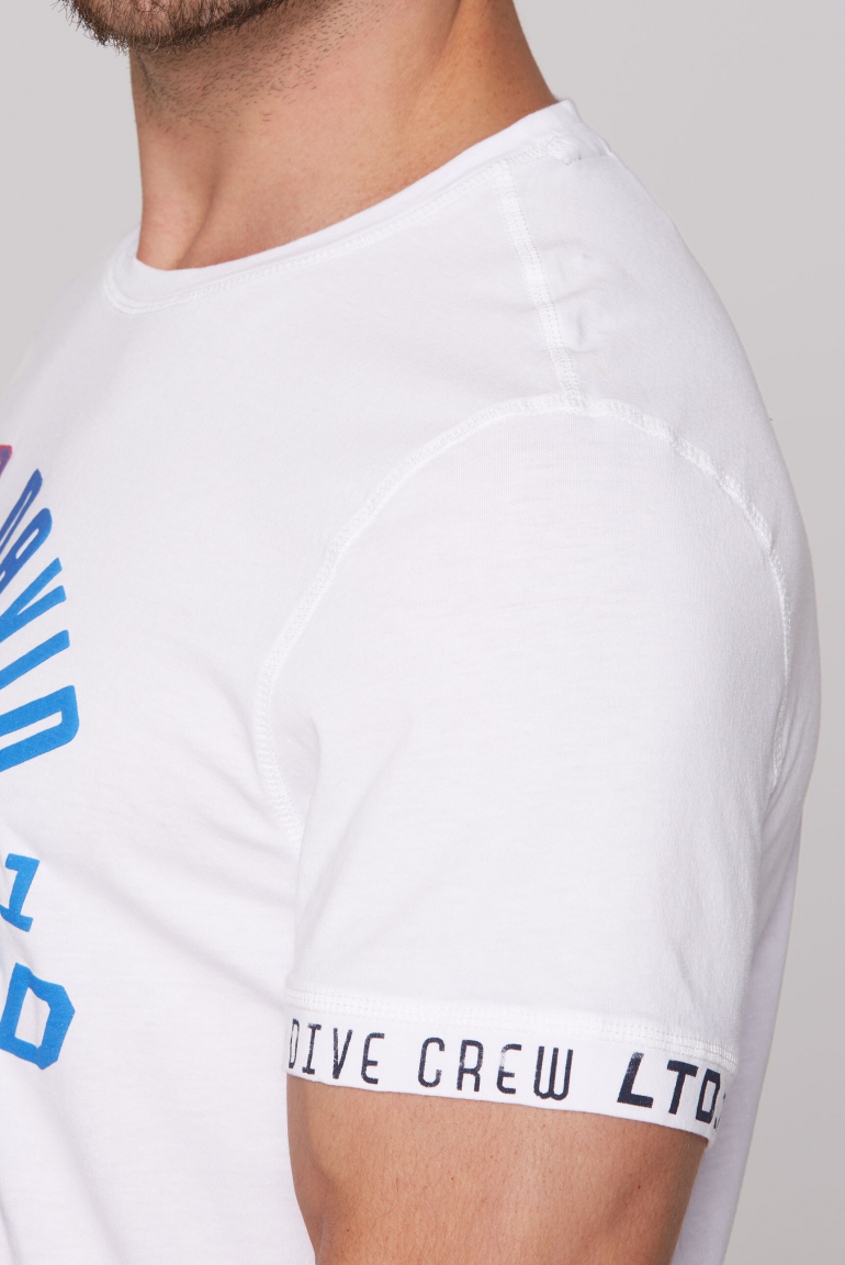 T-Shirt mit Gradient Puffprint