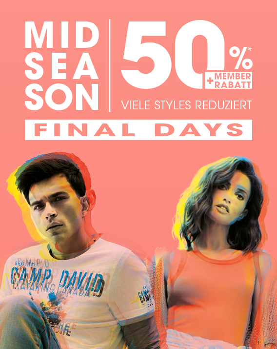 50% Rabattaktion Mid Season