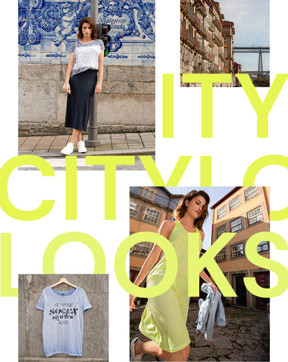 Bildcollage mit Schriftband CityLooks