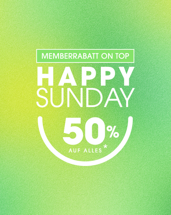 50% Happy Sunday Sale