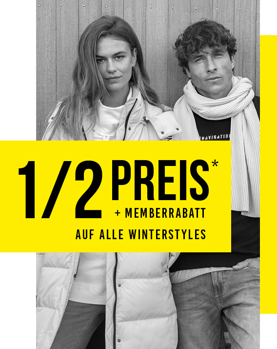 1/2 Preis Sale