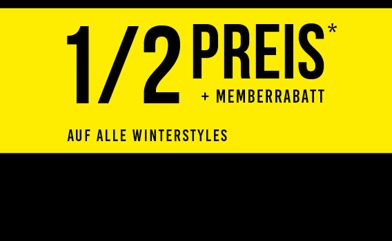 Sale 1/2 Preis